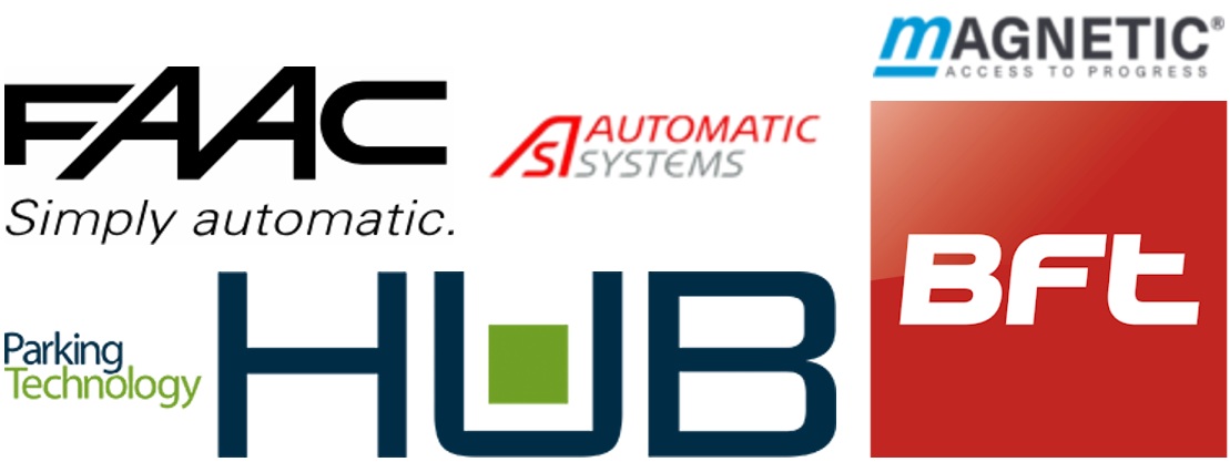 FAAC, Magnetic Autocontrol, HUB Parking Technology, BFT, and Automatic Systems